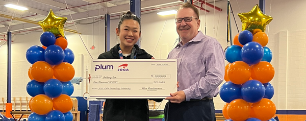 Bethany Tam of Princeton,NJ receives 2023 JOGA scholarship from sponsor Plum Practicewear