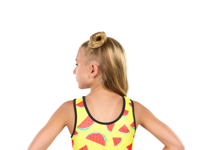 Plum One in a Melon Flip Side Leotard