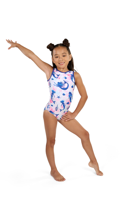 Plum Mermaid Melody Traditional Leotard