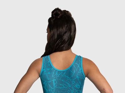 Plum Glacier Crackle Flip Side Leotard