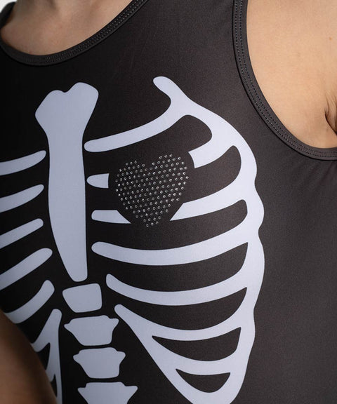 Plum Halloween Haunted Heart Gymnastics Leotard