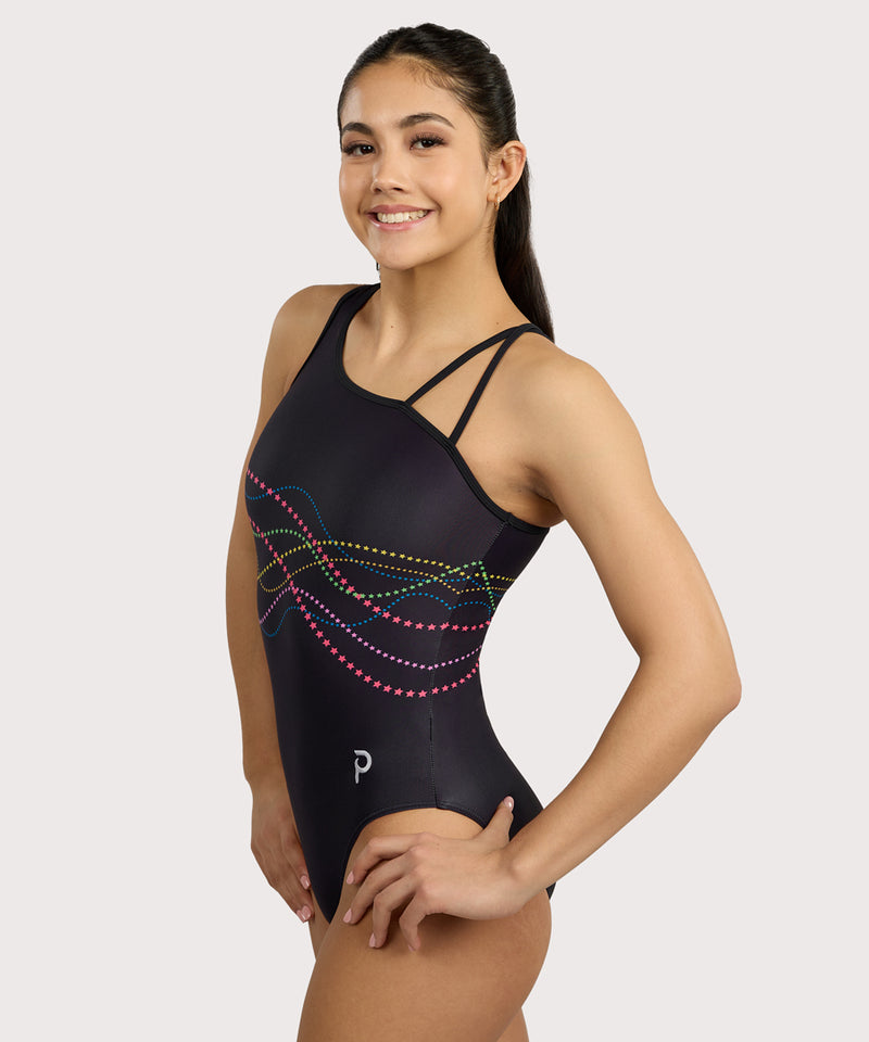 Plum Core Hollywood Strappy Shoulder Leotard