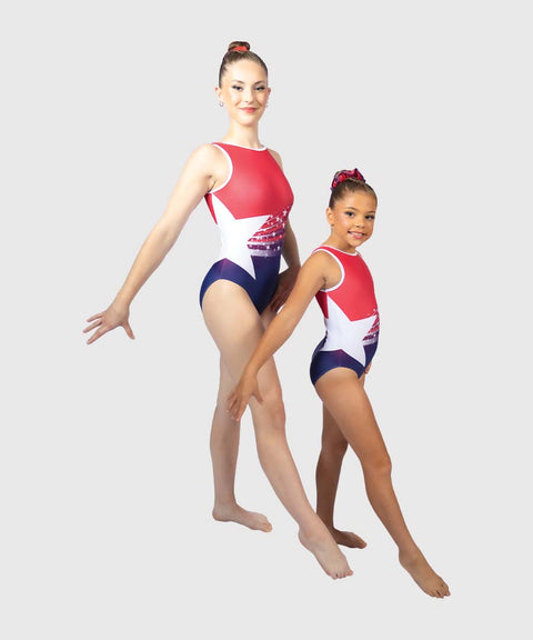 Plum x Carly Patterson: Shine Traditional Gymnastics Leotard