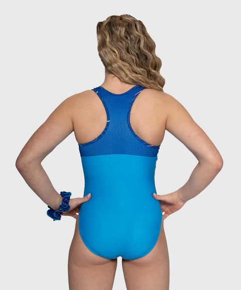 Plum Island Pop Racerback Gymnastics Leotard