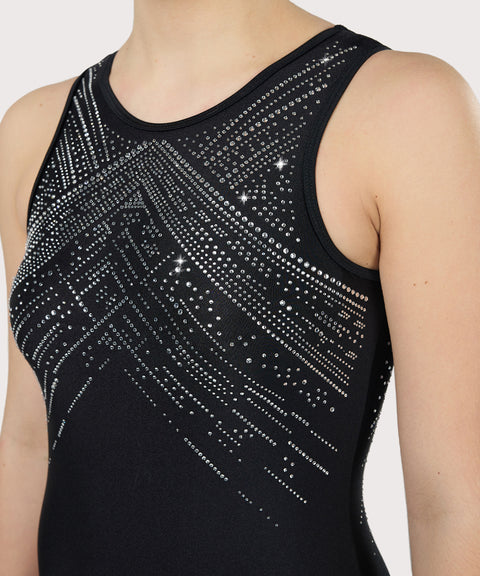 Plum Brilliance Competitive Tank Leotard