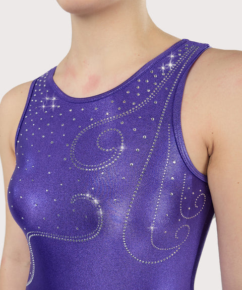 Plum Sophia Competitive Tank Leotard