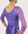 Plum Athena Competitive 3/4 Sleeve Leotard