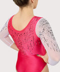 Plum Delilah Competitive 3/4 Sleeve Leotard