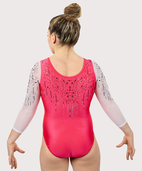 Plum Delilah Competitive 3/4 Sleeve Leotard