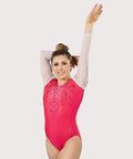Plum Delilah Competitive 3/4 Sleeve Leotard