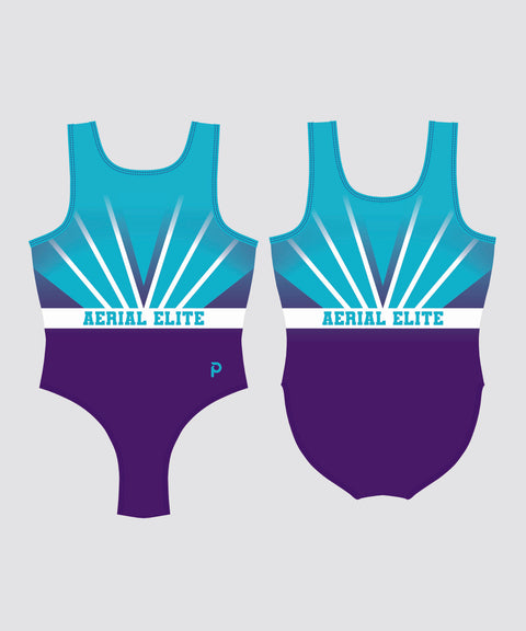 Plum Traditional Custom Gymnastics Leotard