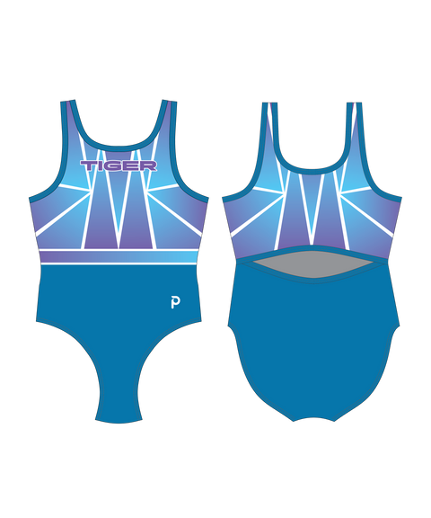 Plum Keyhole Custom Gymnastics Leotard