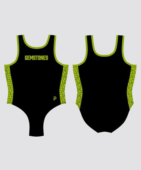 Plum Side Panel Custom Gymnastics Leotard