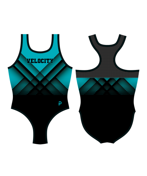 Plum Athletic Mesh Racerback Custom Gymnastics Leotard