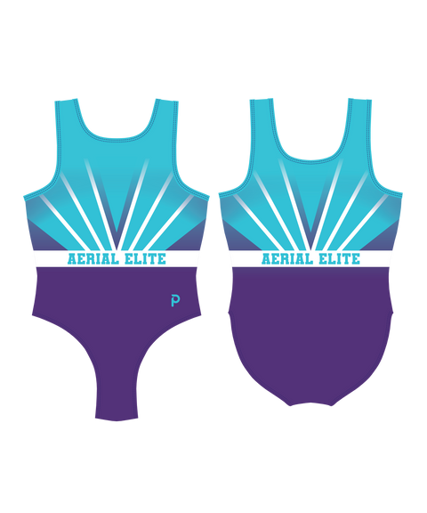 Plum Traditional Custom Gymnastics Leotard