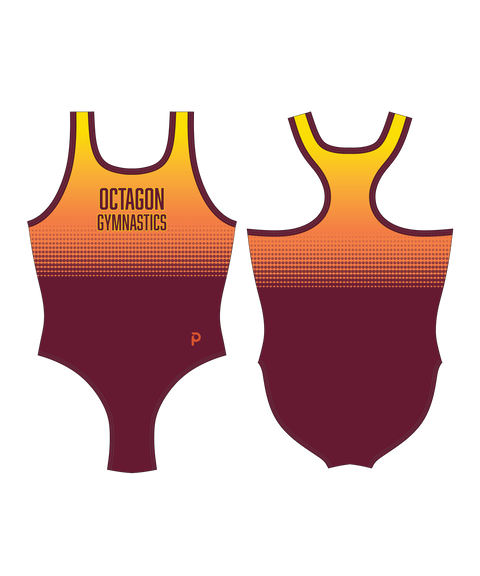 Plum Racerback Custom Gymnastics Leotard