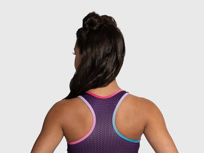 Plum Vortex Racerback Leotard