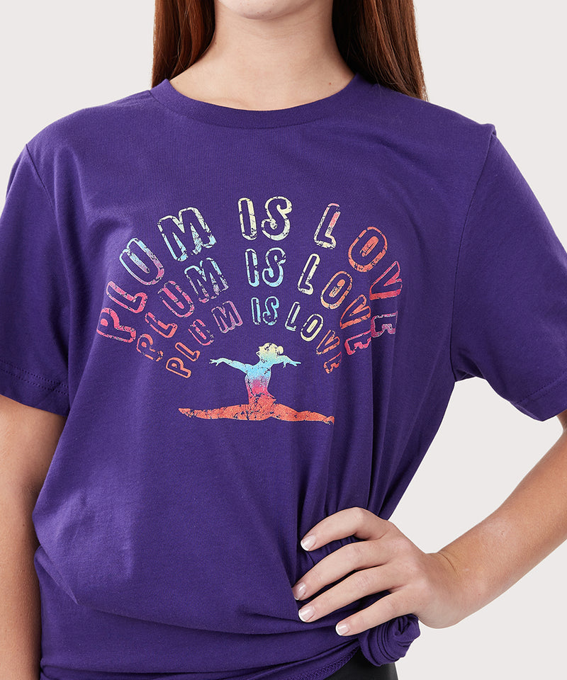 Plum "Plum is Love" Graphic T-Shirt