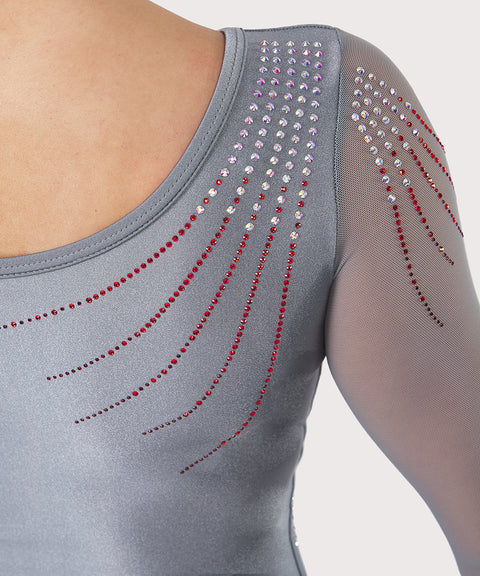 Plum Simply Elegant Whisper Competition Leotard
