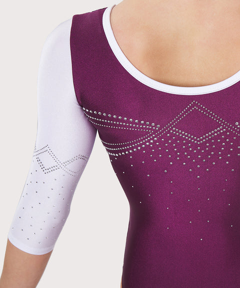 Plum Simply Elegant Pinnacle Competition Leotard